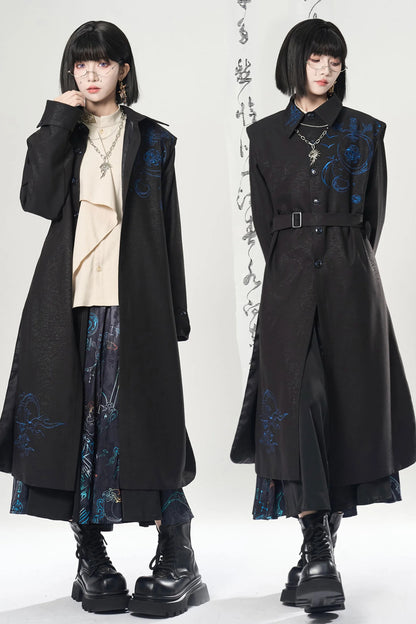 Unisex New Chinese Style Windbreaker