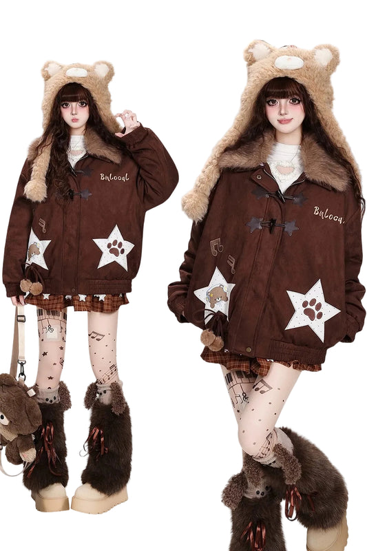 Star Bear Suede Jacket