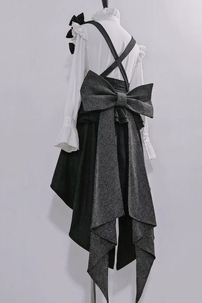 Lolita Prince Rabbit Waist Belt Shirt and Pants Set-Up