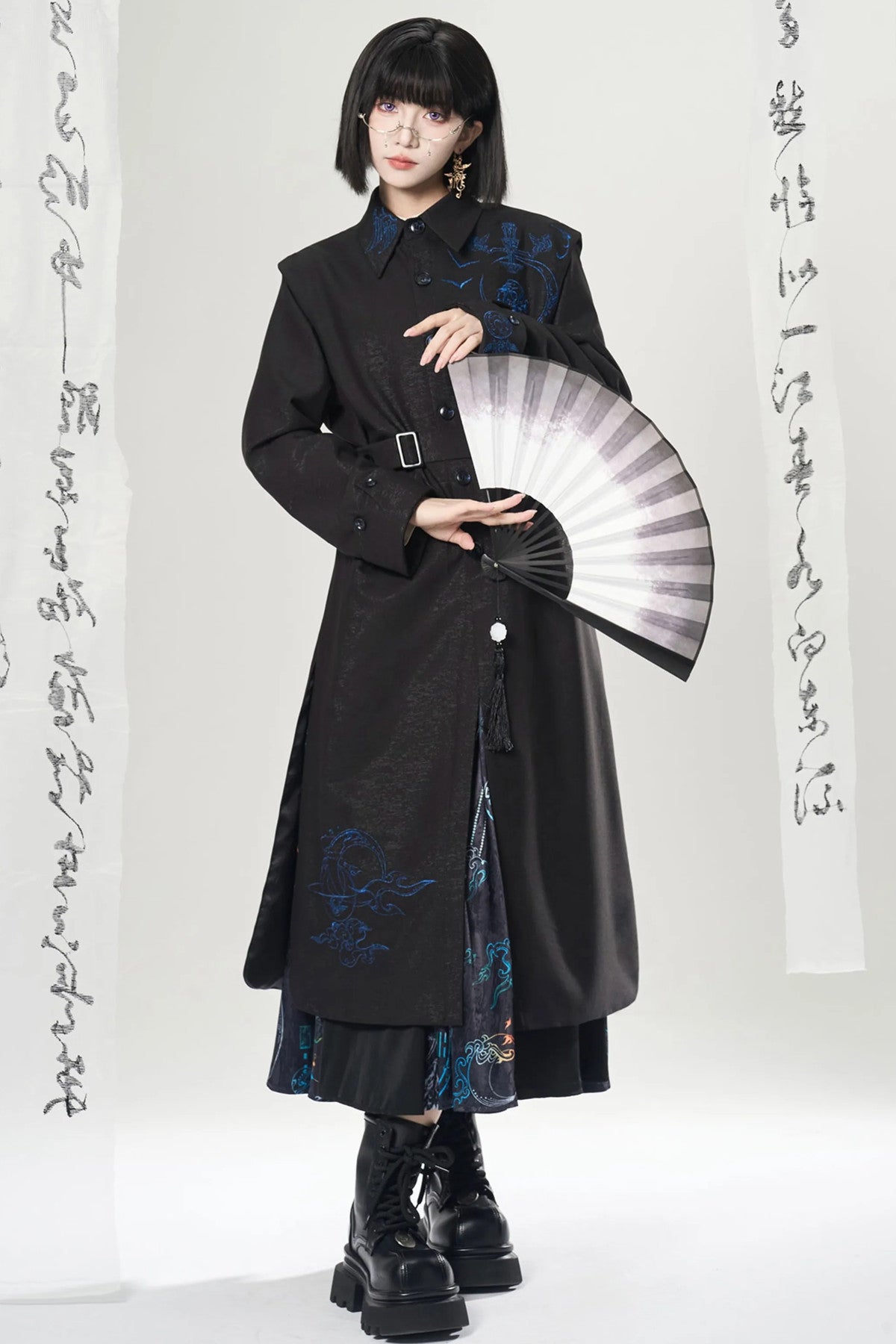 Unisex New Chinese Style Windbreaker