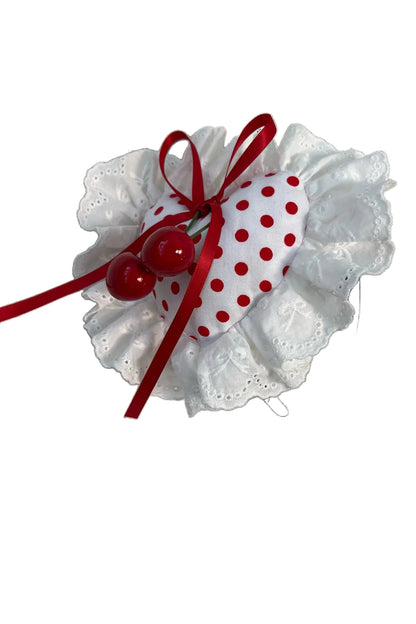 Red Check Cherry JSK Sundress