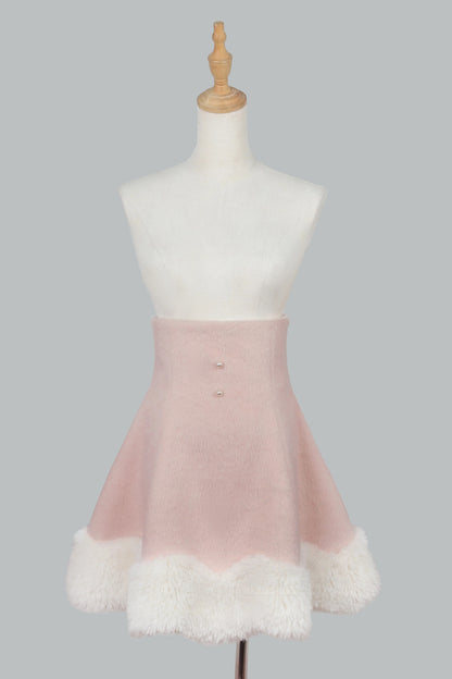 Fluffy Bow Cape and Skirt Set-Up