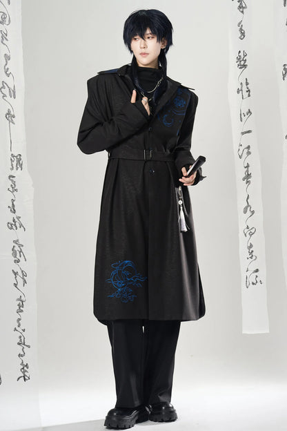 Unisex New Chinese Style Windbreaker