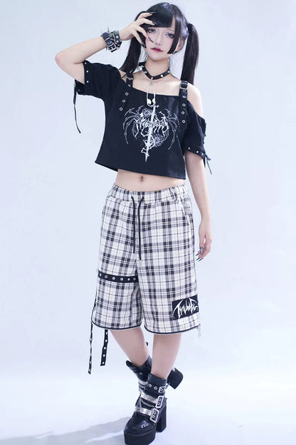 3Way Detachable Plaid Pants