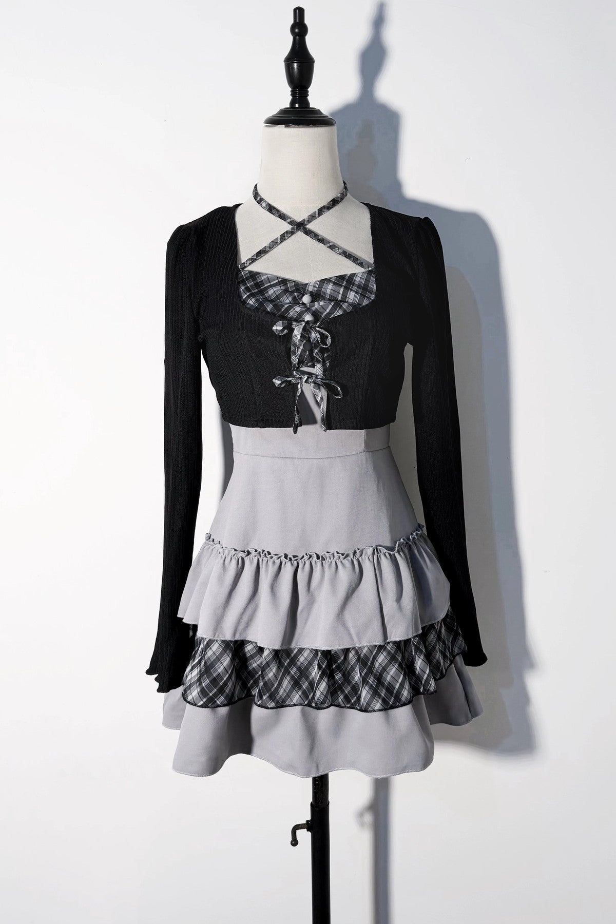 Galaxy Knit Cardigan And Dress Set