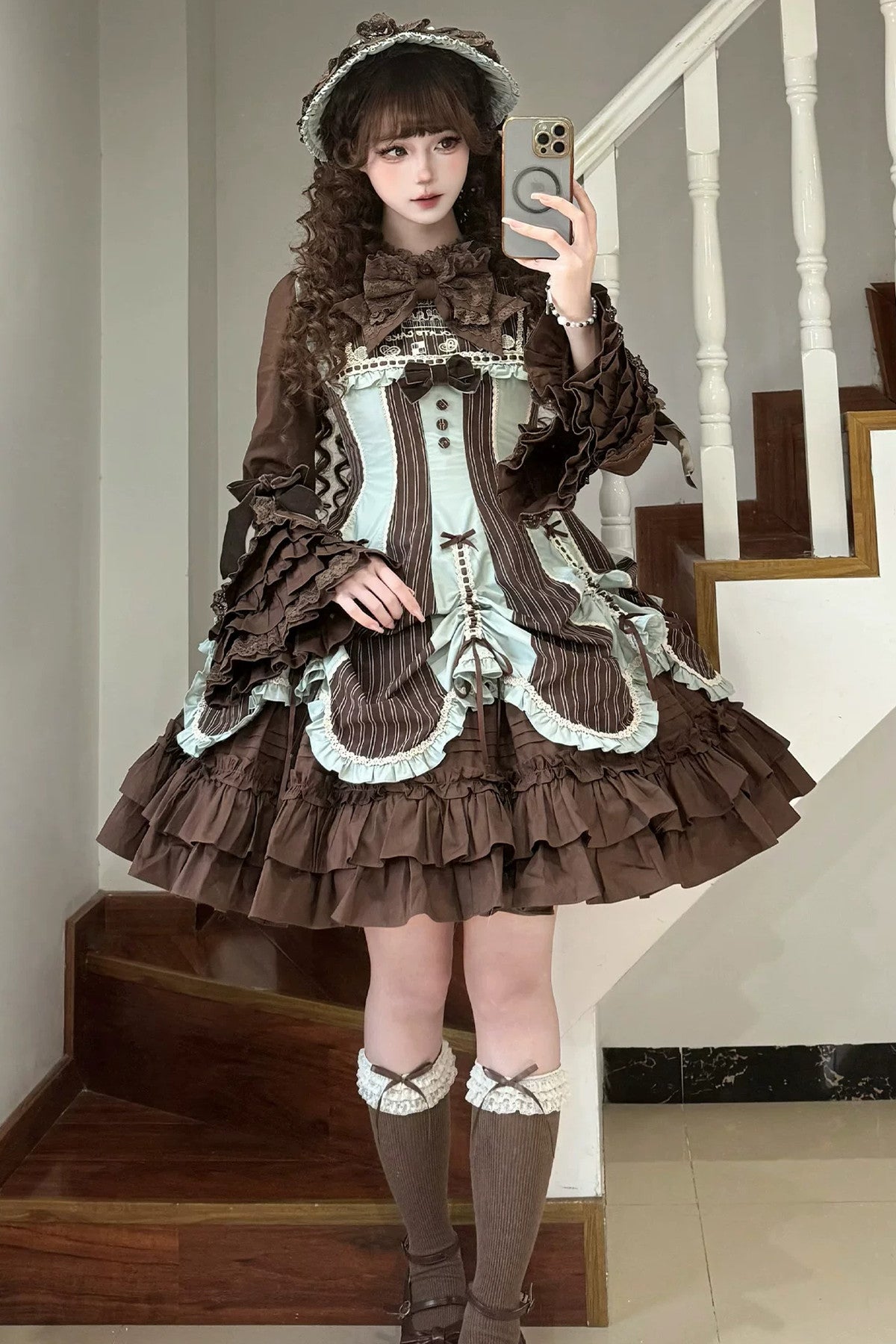 Robe lolita style poupée victorienne