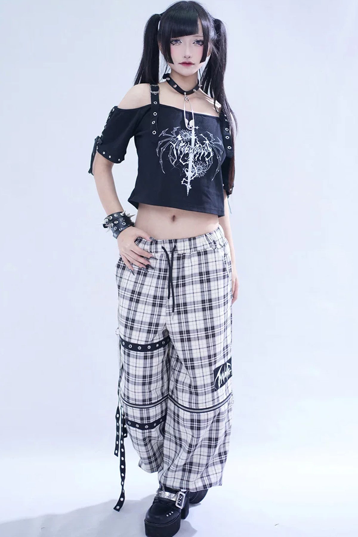 3Way Detachable Plaid Pants