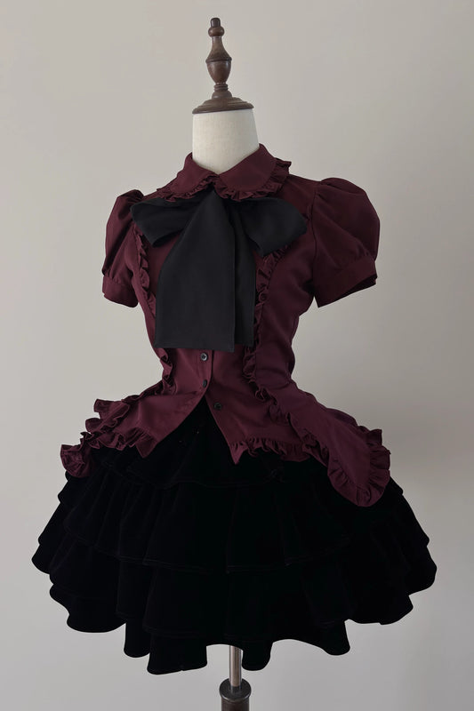 Gothic Lolita Short-Sleeved Shirt