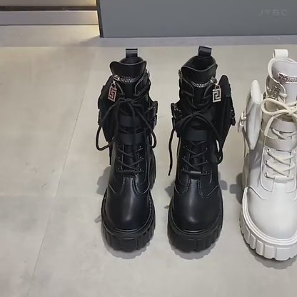 power sole army high cut boots