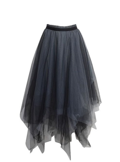 Sleeveless flared design mode shirt one-piece