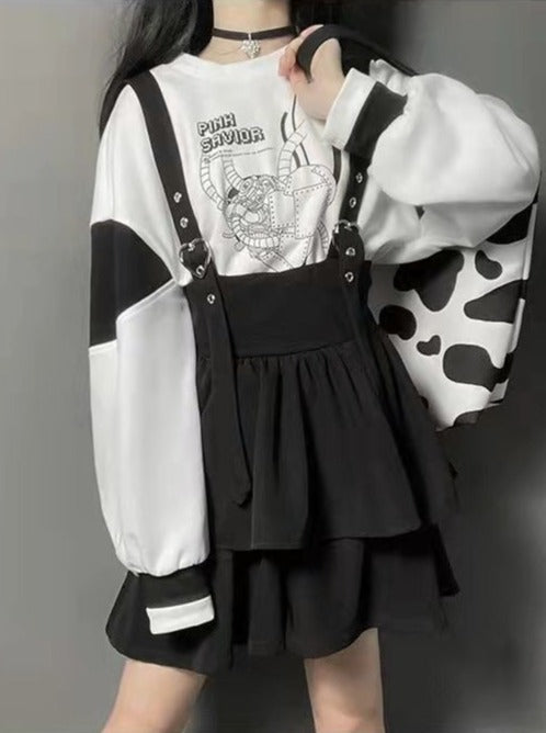 Color block puff trainer + Heart Tea Assed Susus Kart