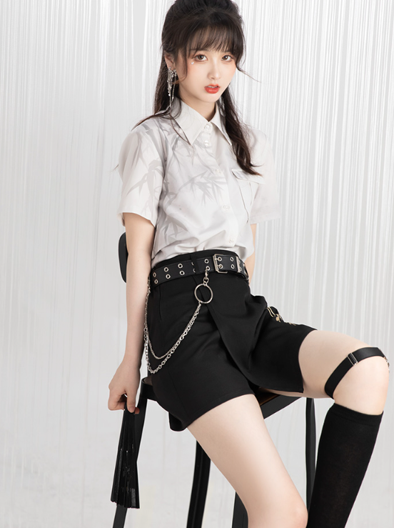 China Garage Belt Skirt Pants Setup