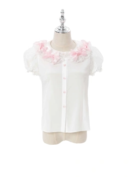 Puff Sleebone Heart Lolita Shirt