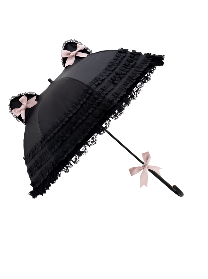 Frill cat ear lolita umbrella
