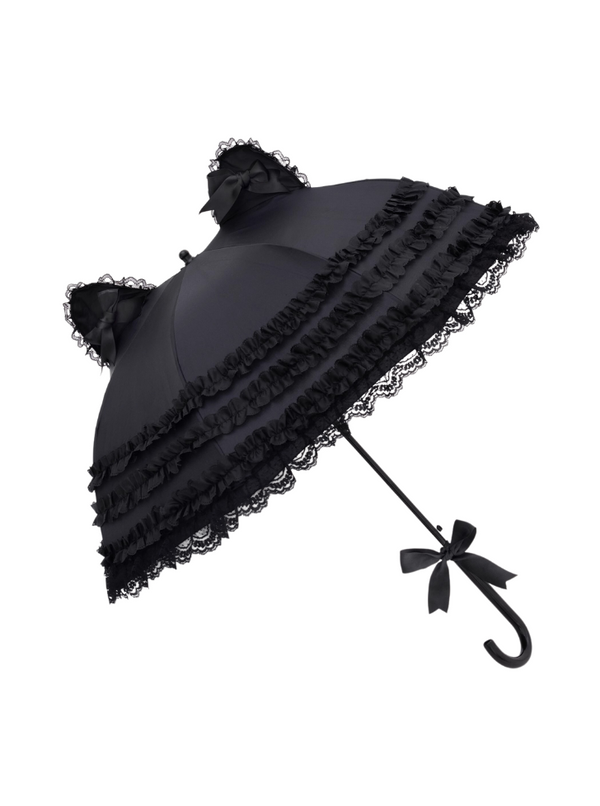 Frill cat ear lolita umbrella