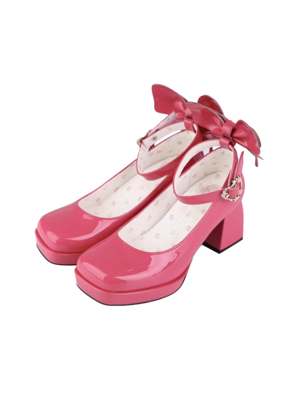 シャイニングパテントレザーヒール