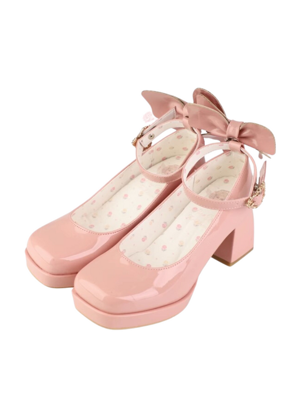 シャイニングパテントレザーヒール