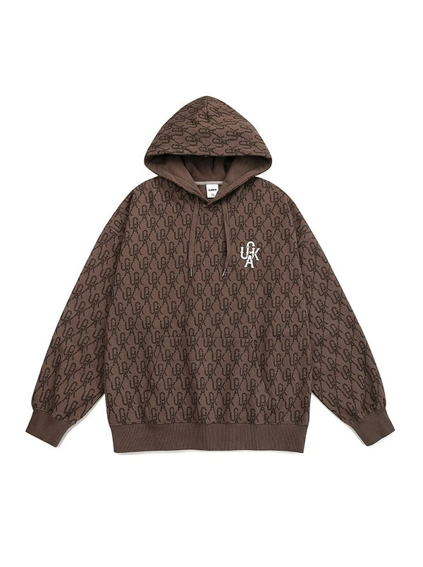 Logo Unisex Over Hooded Hoodie