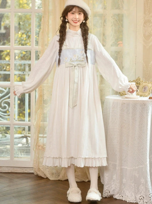 フェアリースタイルフェイクツーピースドレス