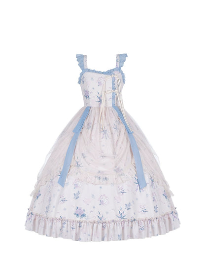 Flower Light Summer Camisole Lolita Dress