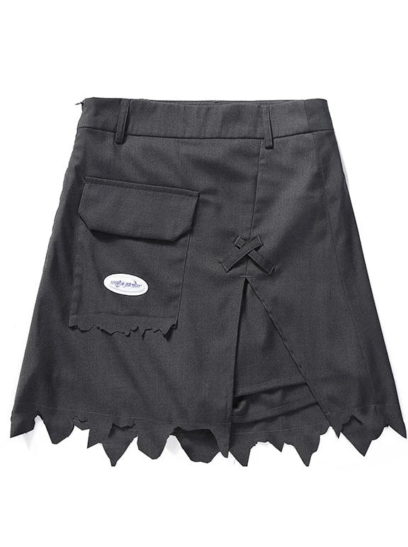 Trendy pocket mode logo skirt