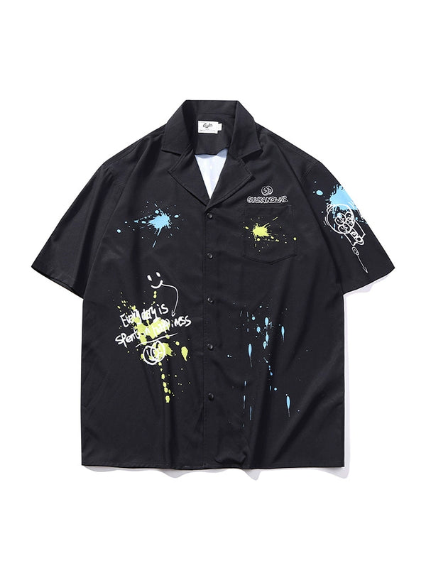 Ink Paint Art Design Summer Mode Shirt
