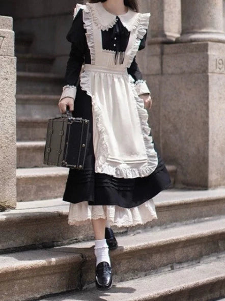 Angelina Retro Elegant Maid Dress Set Belchic Angelina Retro Elegant Maid Dress Set Belchic