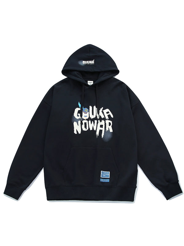 Logo Overloose Dark Hooded Hoodie