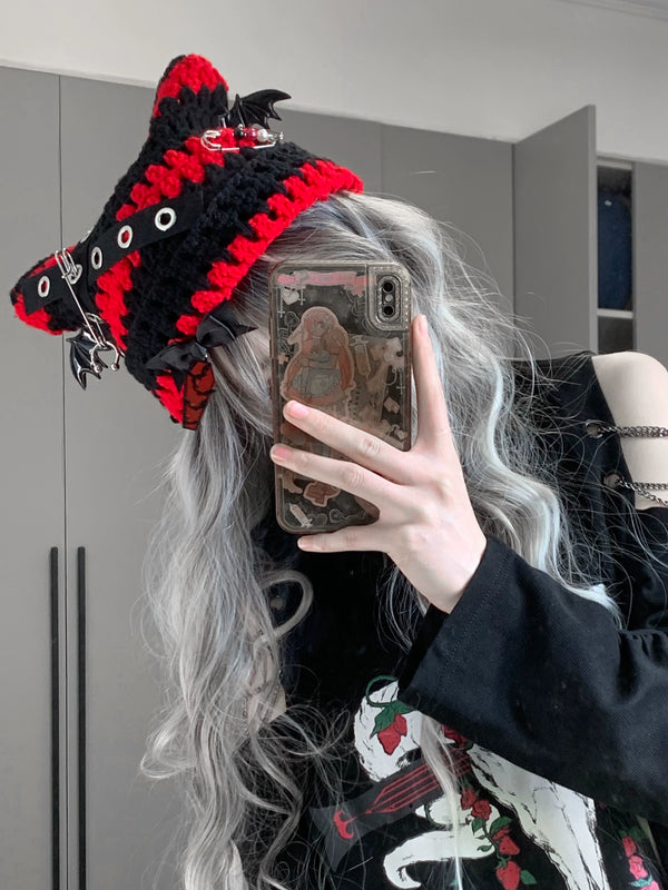 Border Gangster Subculture Cat Punk Knit