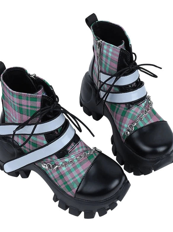 Check High Cut Volume Shoes