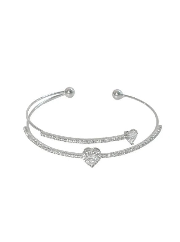 Silver Heart Bracelet