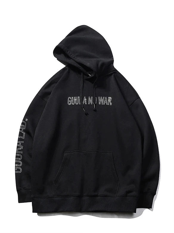 ダイヤモンドプリントブラックパーカー