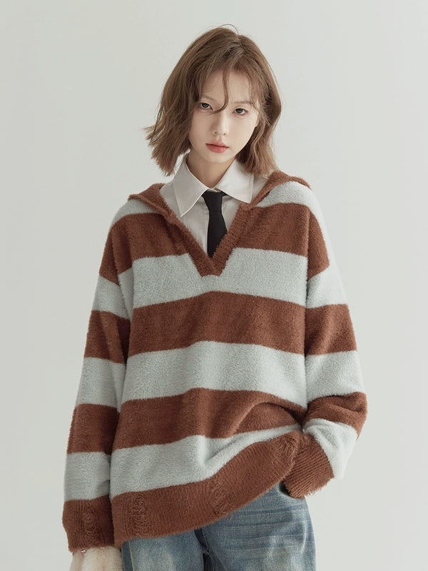 Big Border Design Roo Sailor Knit Top