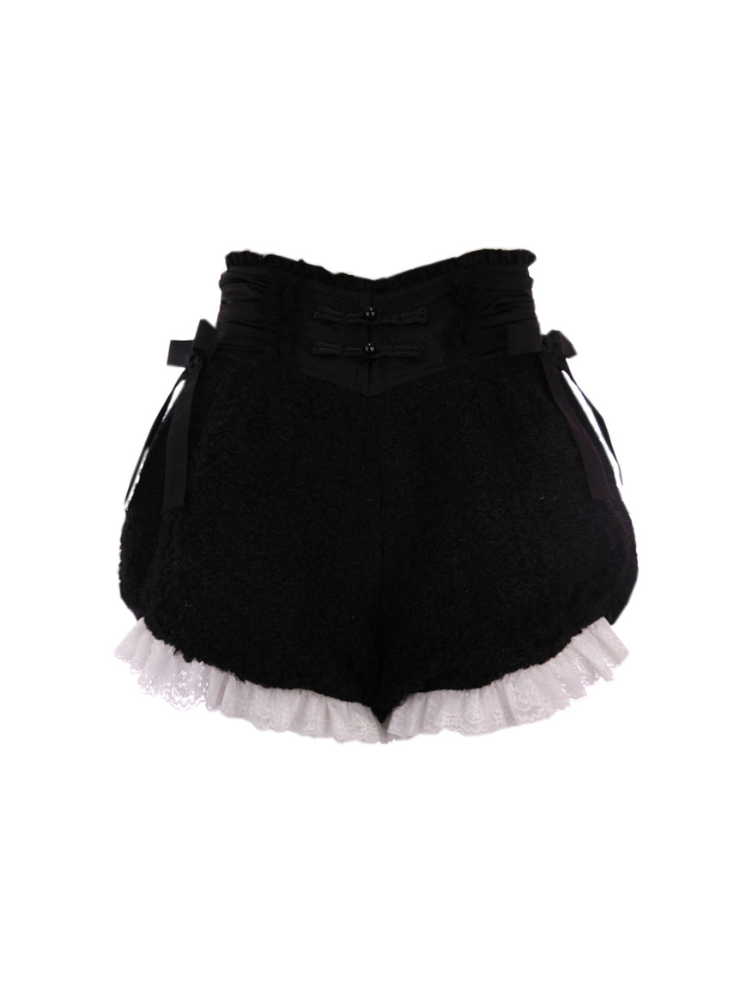 Frill ribbon balloon shorts