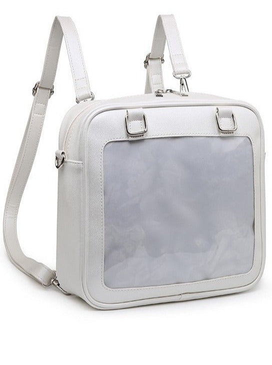 クリアポケット3Way痛バッグ - LilyBlack