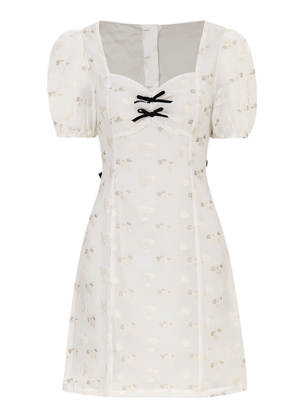 リトルリボンフラワータイトワンピース