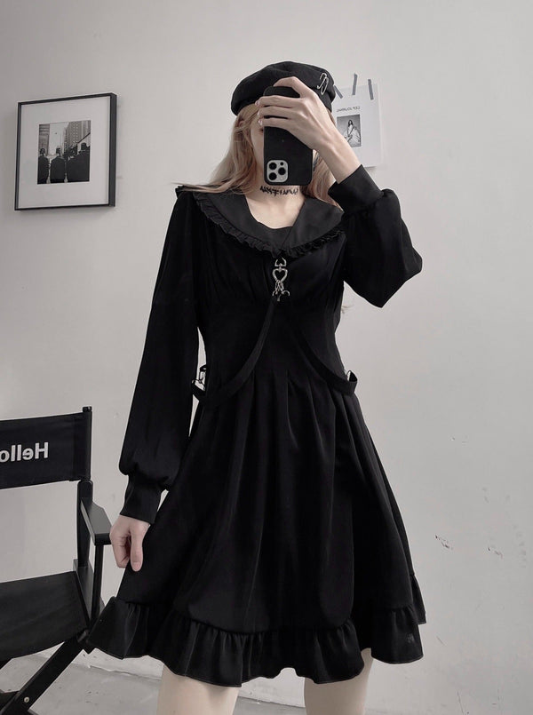 Heart Strap Sailor Taste High West One Piece