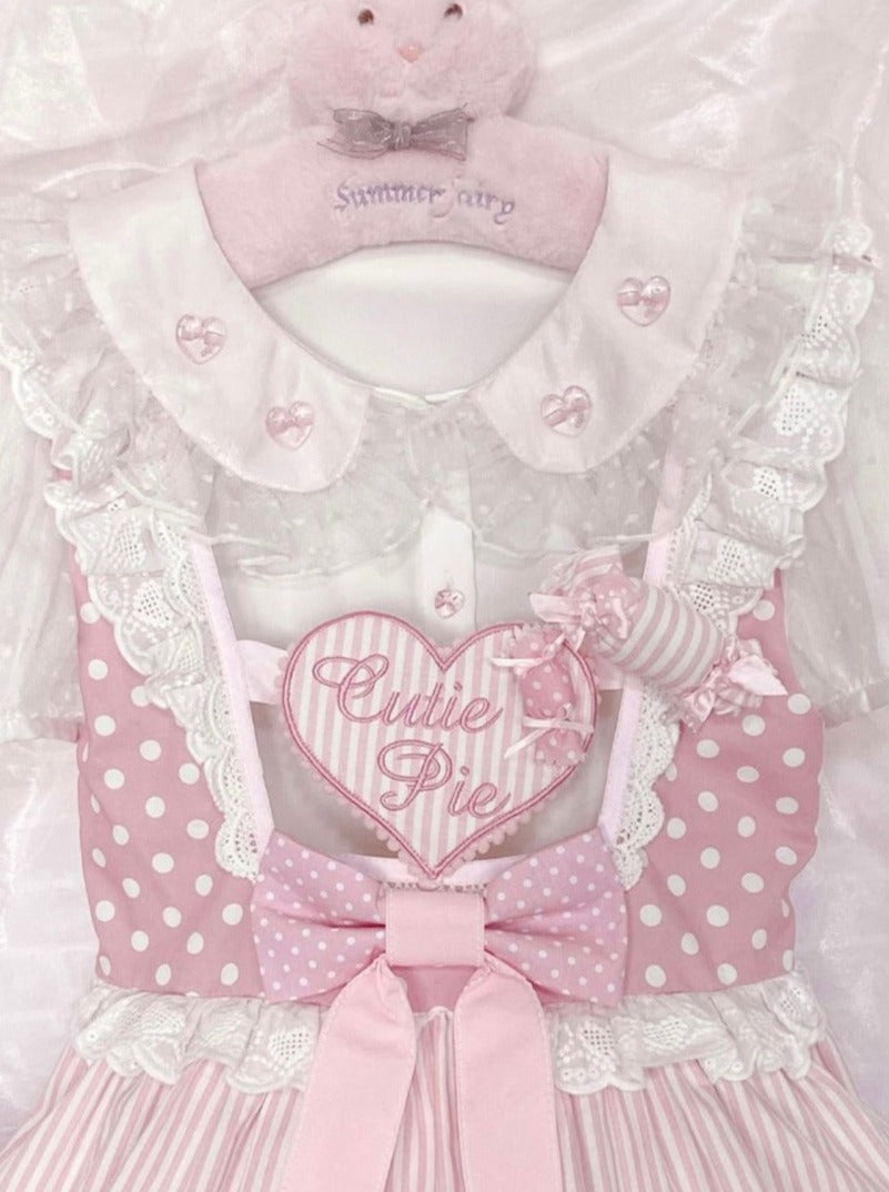 Puff Sleebone Heart Lolita Shirt