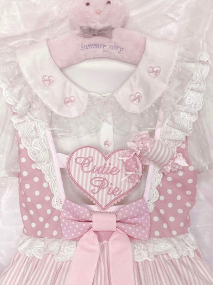 Puff Sleebone Heart Lolita Shirt