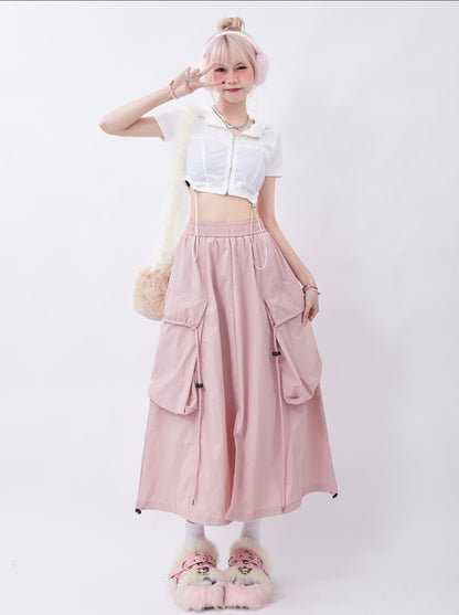 American High Street Drawstrong Skirt