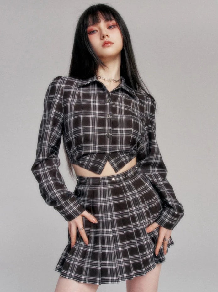 Cool Check Shirt + Check Skirt