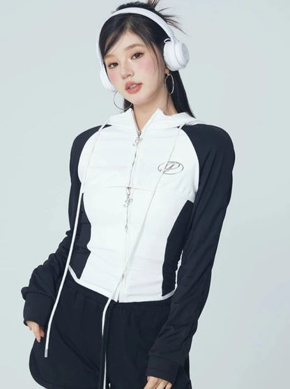 Mode Sporty Hooded Parka