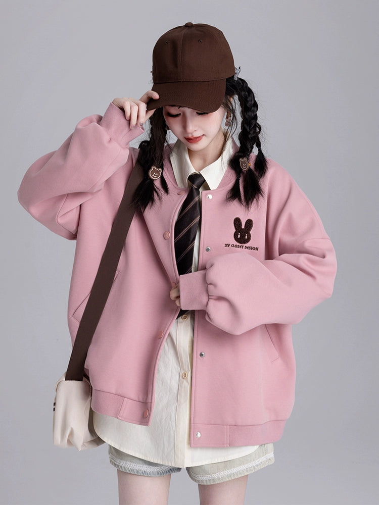 Wardrobe College Style Rabbit Jacket