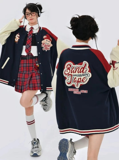 Retro American College Style Jacket