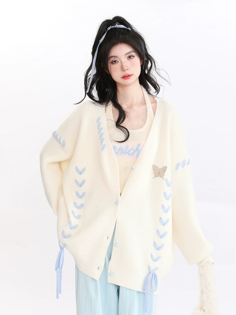 Butterfly Strap Love Cardigan