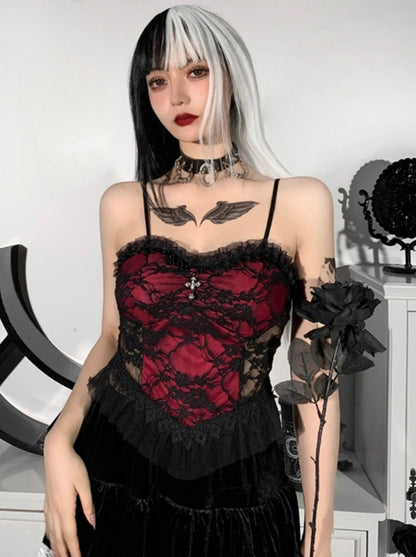 lace gothic camisole