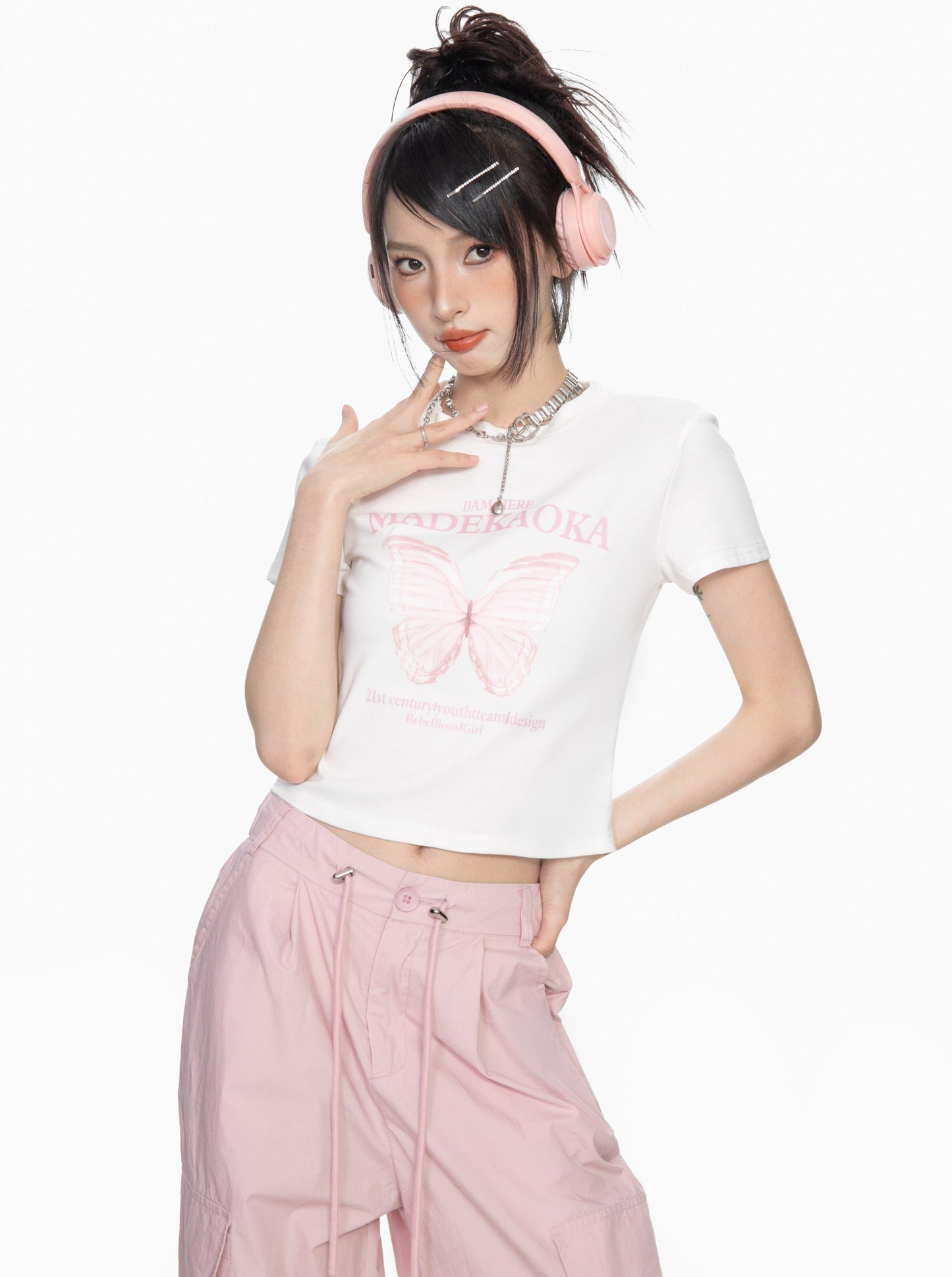 Butterfly Logo Short Suite T -shirt