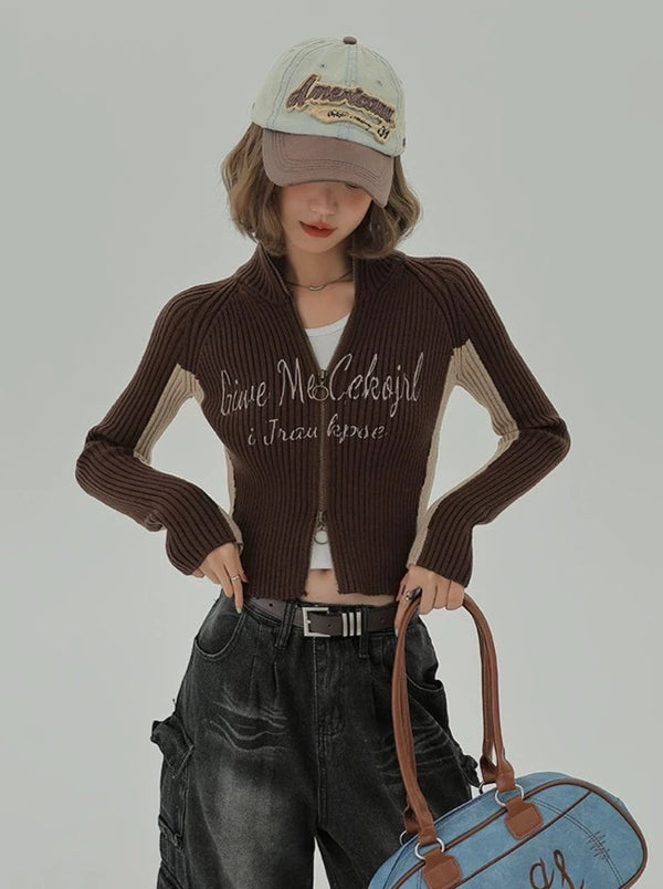 アメリカンレトロリブロゴジップアップトップス