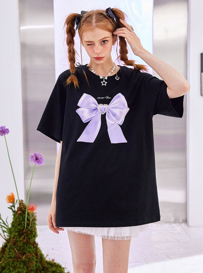 Ribbon Heart Suite Big T -shirt