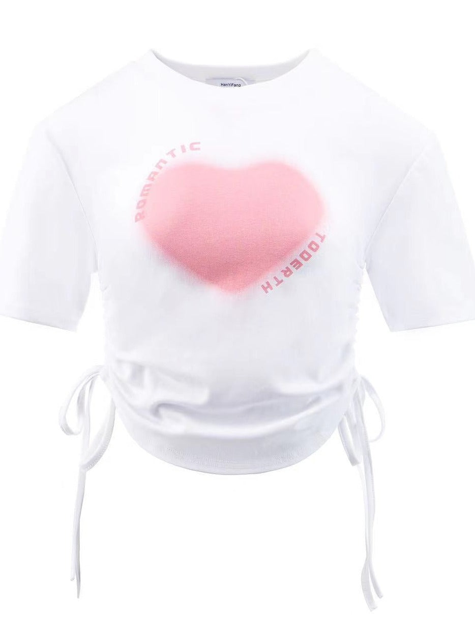 Love print suite T -shirt